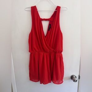 One Clothing  Orange romper
